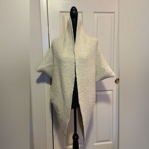 Pink Martini Ecru short wrap sweater